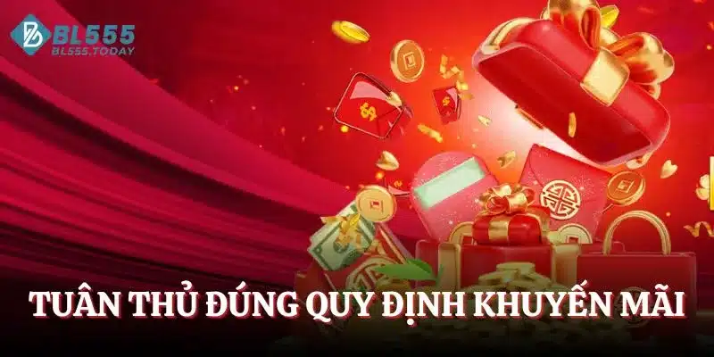 Điều khoản điều kiện BL555 3 Tuân thủ đúng quy định chương trình khuyến mãi